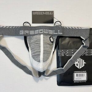 BREEDWELL Size X-Large "Cockpit" Athletic Supporter - Gray/Black/White